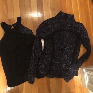 Lululemon tank and matching Define jacket